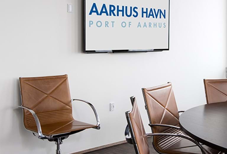 Skærmløsning hos Aarhus Havn